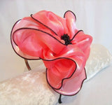 UK-Women Floral Fascinator Headband Wedding Party Races Bridal Flower Headpiece