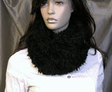 UK Ladies Winter Warmer Soft Thick Double loops Snood Scarf Neck Wrap Warmer NEW