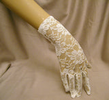 JessicaLove Lace Gloves - White