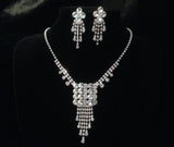 UK-Womens Accessories Czch Crystal Bridal Wedding Prom necklace sets -SR02551
